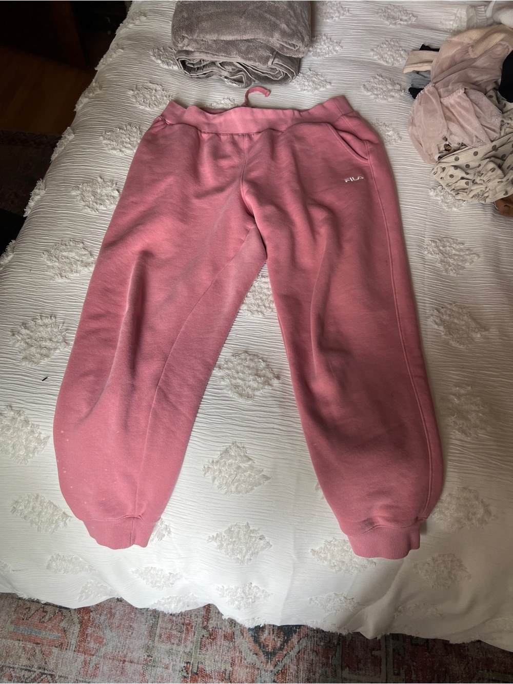 Fila Pink Jogger Sweatpants